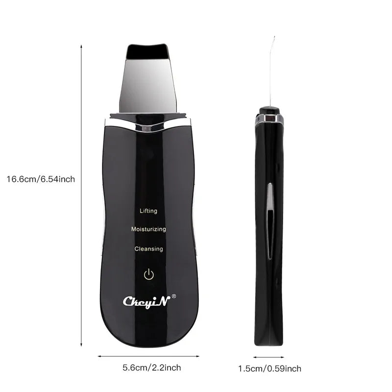 Ultrasonic Skin Scrubber + Skin Rejuvenation Nano Face Mist Steamer